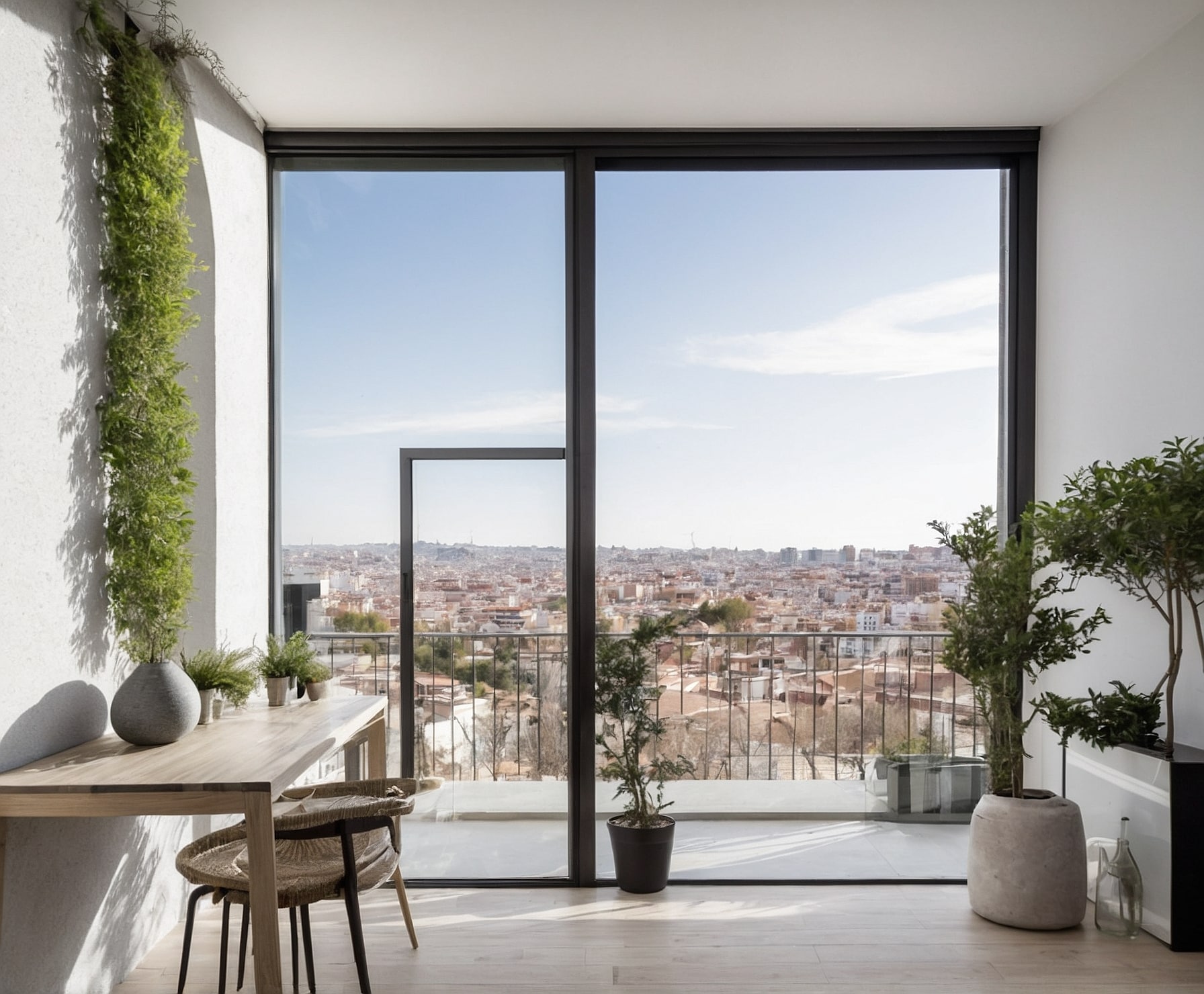Ático de lujo en Madrid, vistas excepcionales.